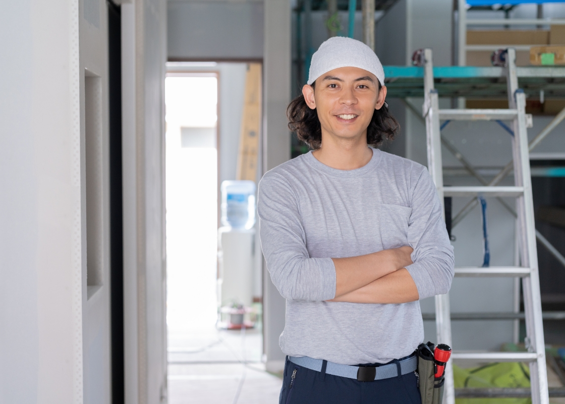 土工事職人のイメージ